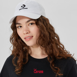 Nón Converse Logo Lock-Up Baseball Hat White 10022131-A02