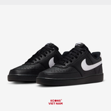 Giày Nike Court Vision Low Leather Black/ White FZ0630-010