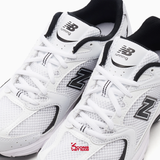 Giày New Balance 530 White Black MR530EWB Sneaker Sport Giày Thể Thao Unisex ABZORB Cushioning Thoải Mái Tối Ưu