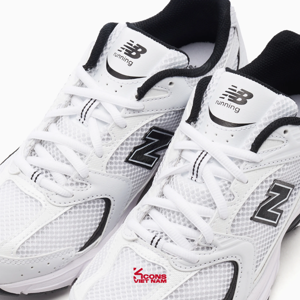 Giày New Balance 530 White Black MR530EWB Sneaker Sport Giày Thể Thao Unisex ABZORB Cushioning Thoải Mái Tối Ưu