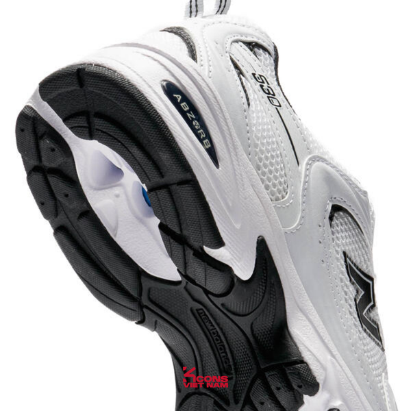 Giày New Balance 530 White Black MR530EWB Sneaker Sport Giày Thể Thao Unisex ABZORB Cushioning Thoải Mái Tối Ưu