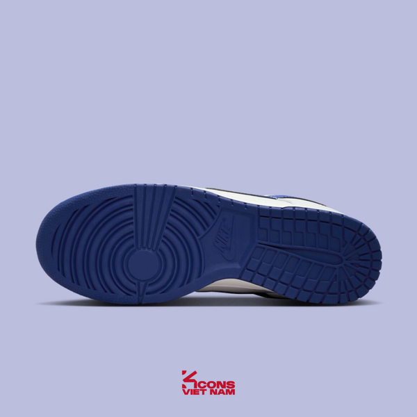 Giày Nike Dunk Low Summit White Deep Royal Blue Leather HF5441-117