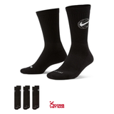 Tất/ Vớ Nike Unisex Nike Everyday Crew Basketball Socks (3 Đôi) Cổ Cao Hỗ Trợ Khử Mùi DA2123