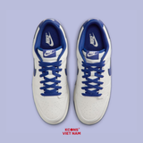 Giày Nike Dunk Low Summit White Deep Royal Blue Leather HF5441-117