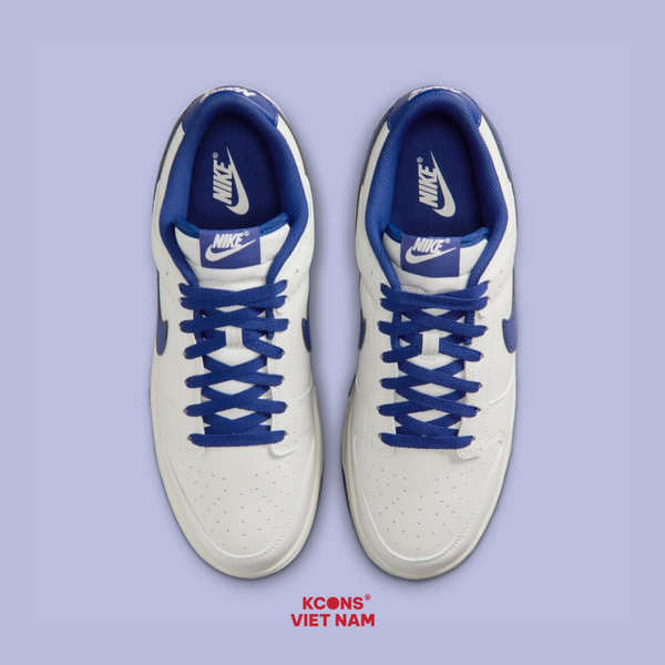 Giày Nike Dunk Low Summit White Deep Royal Blue Leather HF5441-117