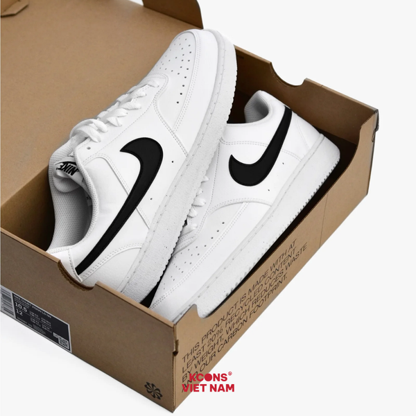 Giày Nike Court Vision Low Next Nature Leather DH2987-101 Giày Bóng Rổ Retro