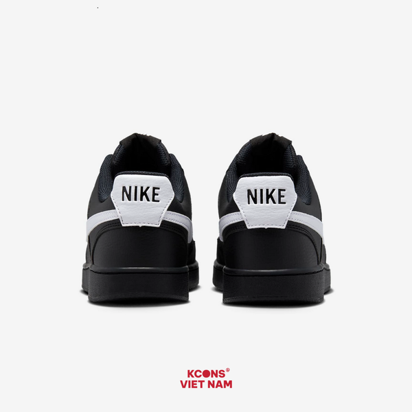 Giày Nike Court Vision Low Leather Black/ White FZ0630-010