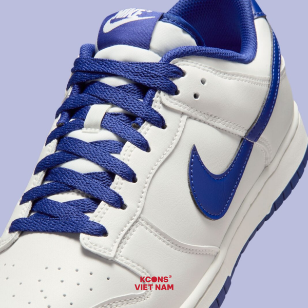 Giày Nike Dunk Low Summit White Deep Royal Blue Leather HF5441-117