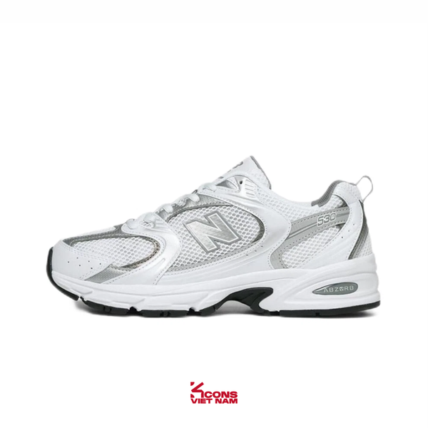 Giày New Balance 530 White Silver MR530AD Công Nghệ Đệm ABZORB