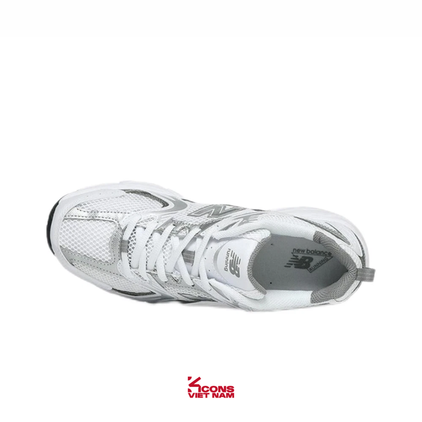 Giày New Balance 530 White Silver MR530AD Công Nghệ Đệm ABZORB