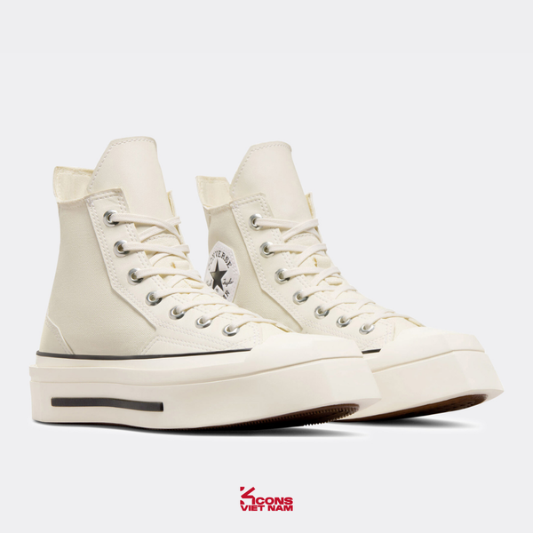 Deal Cuối – Chốt Nhanh! Giày Converse Chuck Taylor 1970’s De Luxe Squared WHITE A06436C High Top