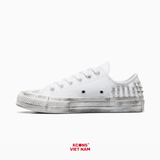 Deal Cuối – Chốt Nhanh! Giày Unisex Converse Chuck 70 Studded A07208C White Low Top