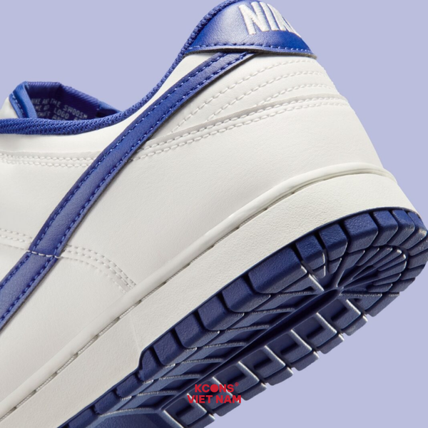 Giày Nike Dunk Low Summit White Deep Royal Blue Leather HF5441-117
