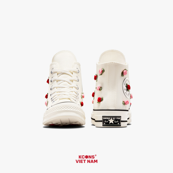 Deal Cuối – Chốt Nhanh! Giày Converse CHUCK 70 High Valentine's Day | A10637C Roses