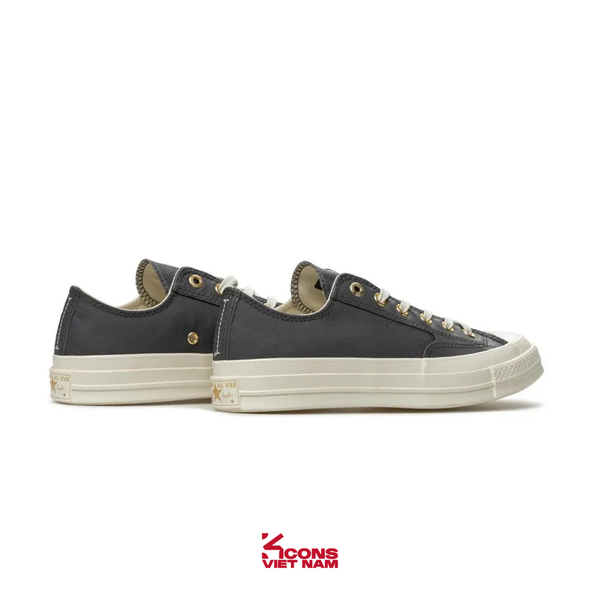Deal Cuối – Chốt Nhanh! Giày Converse Chuck 70 Tailored Lines Modern Tailored Black Low Top A10408C
