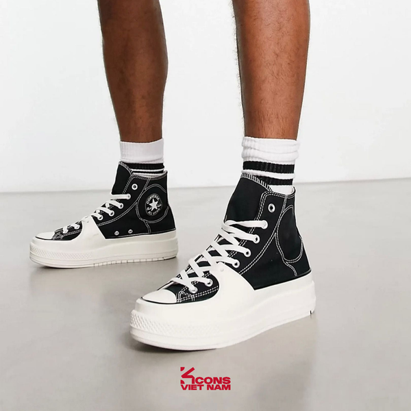 Đôi Cuối – Chốt Nhanh! Giày Converse Chuck Taylor All Star Construct Black High A05094C