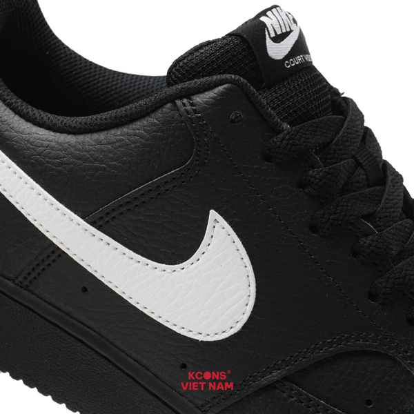 Giày Nike Court Vision Low Leather Black/ White FZ0630-010