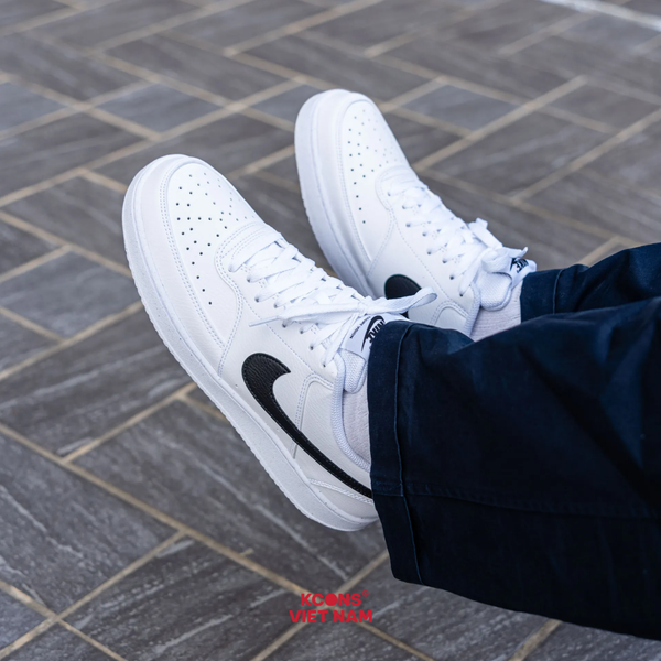 Giày Nike Court Vision Low Next Nature Leather DH2987-101 Giày Bóng Rổ Retro