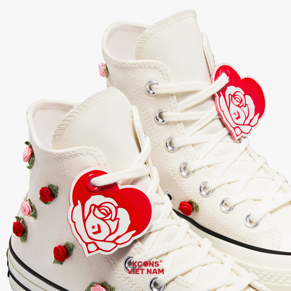 Deal Cuối – Chốt Nhanh! Giày Converse CHUCK 70 High Valentine's Day | A10637C Roses
