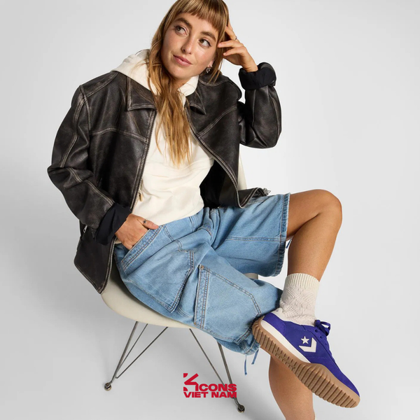 Deal Cuối – Chốt Nhanh! Giày Converse Run Star Trainer Night Indigo & Egret Low Top A13358C