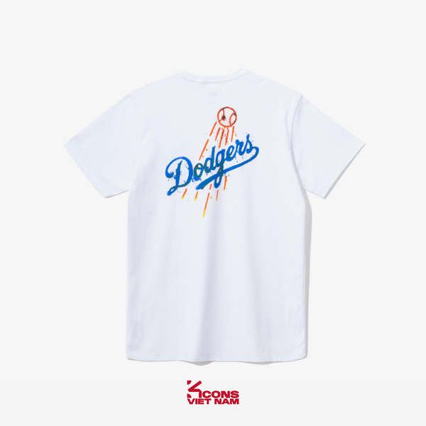 Deal Cuối, Chốt Nhanh! Áo thun tay ngắn Unisex New Era MLB Los Angeles Dodgers White 12544695