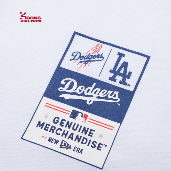 Deal Cuối, Chốt Nhanh! Áo thun tay ngắn Unisex New Era MLB Los Angeles Dodgers White 12544695