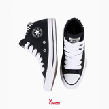 Deal Cuối, Chốt Nhanh! Giày Converse Chuck All Star Madison Black Mid Top A07717C Vải Canvas