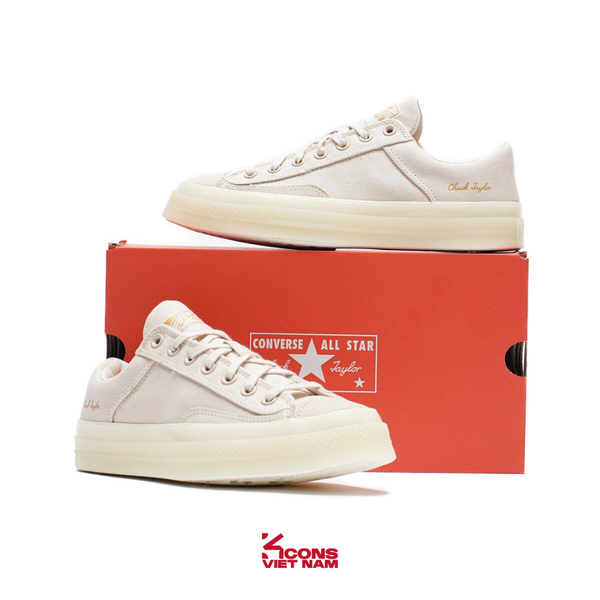Đôi Cuối – Chốt Nhanh! Giày Converse Chuck 70 Marquis OX Low Light Dune A10367C Sneaker Premium Unisex
