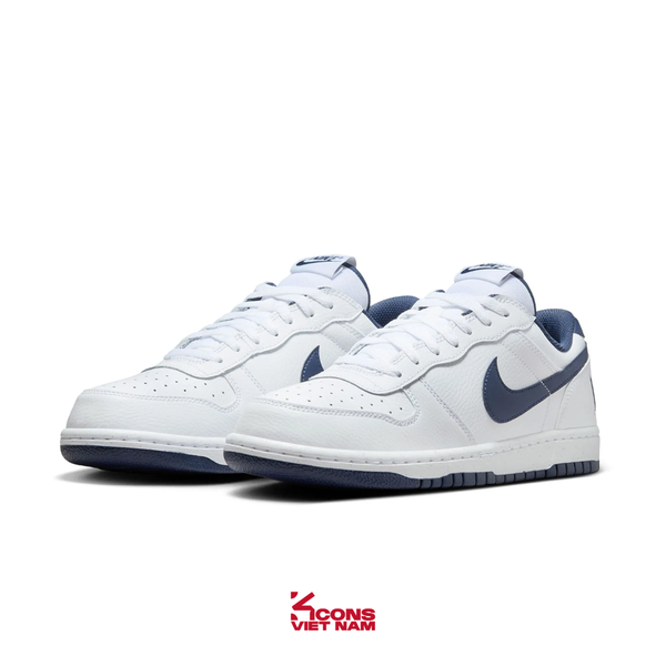 Giày Nike Big Low Leather Midnight Navy 355152-140