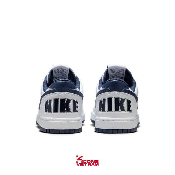 Giày Nike Big Low Leather Midnight Navy 355152-140