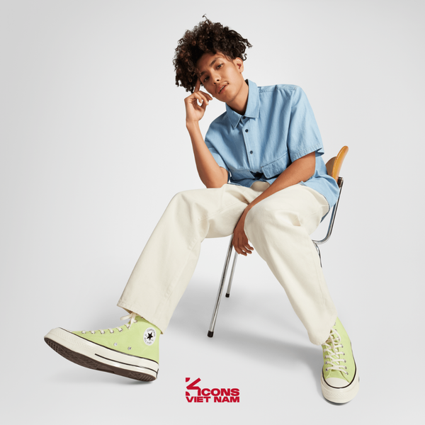 Deal Cuối – Chốt Nhanh! Giày Converse Chuck 70 Seasonal Color Citron This High Top A07428C