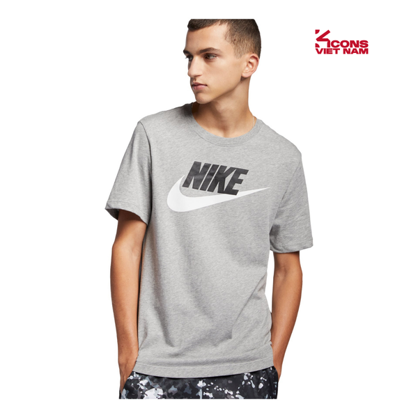 Deal Cuối - Chốt Nhanh! Áo Thun Nike Sportswear AR5005-063 Xám Cotton Regular Fit Basic