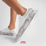 Deal Cuối – Chốt Nhanh! Giày Unisex Converse Chuck 70 Studded A07208C White Low Top