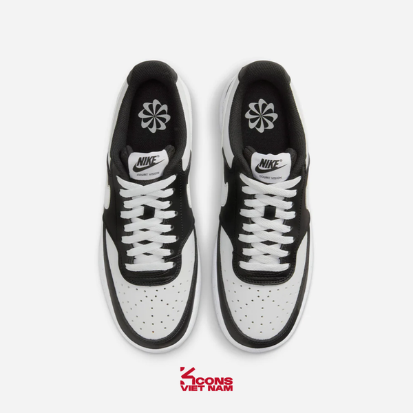 Giày Nike Court Vision Low Next Nature Leather HM9862-001/ DH3158-003 Panda Giày Bóng Rổ Retro