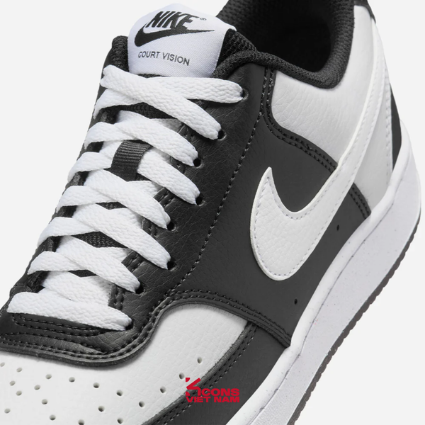 Giày Nike Court Vision Low Next Nature Leather HM9862-001/ DH3158-003 Panda Giày Bóng Rổ Retro