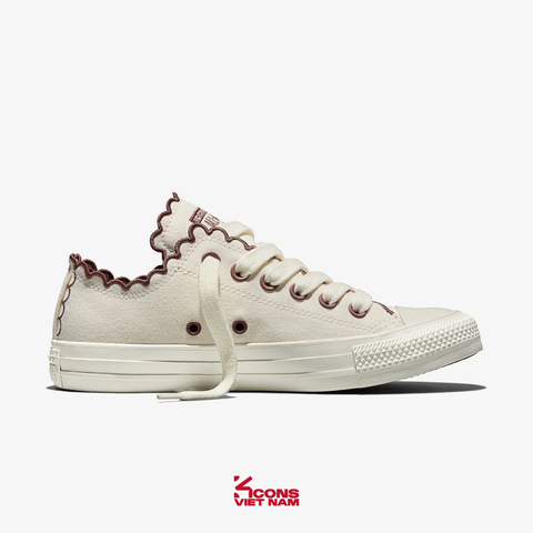 [NEW ARRIVAL 2026] Giày Converse Chuck Taylor All Star Scalloped Low Cream A21826C