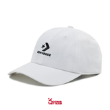 Nón Converse Logo Lock-Up Baseball Hat White 10022131-A02