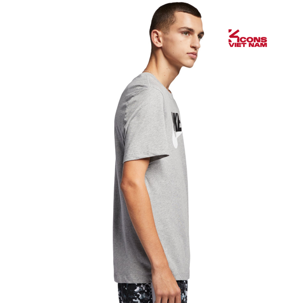 Deal Cuối - Chốt Nhanh! Áo Thun Nike Sportswear AR5005-063 Xám Cotton Regular Fit Basic