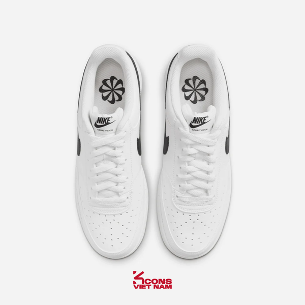 Giày Nike Court Vision Low Next Nature Leather DH3158-101/ DH2987-101 Giày Bóng Rổ Retro