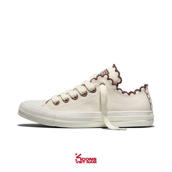 [NEW ARRIVAL 2026] Giày Converse Chuck Taylor All Star Scalloped Low Cream A21826C
