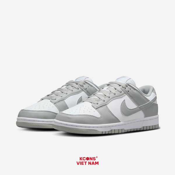 Giày Nike Dunk Low Next Nature – DD1873-113 Leather White/ Light Smoke Grey