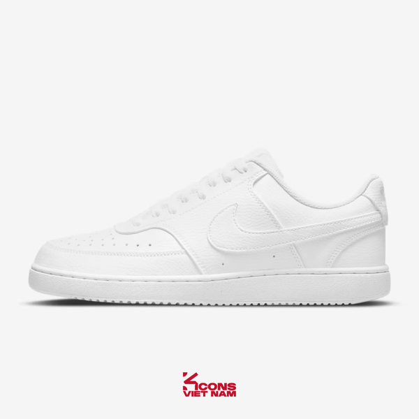 Giày Nike Court Vision Low Next Nature Leather DH3158-100/ DH2987-100 Full Trắng All White