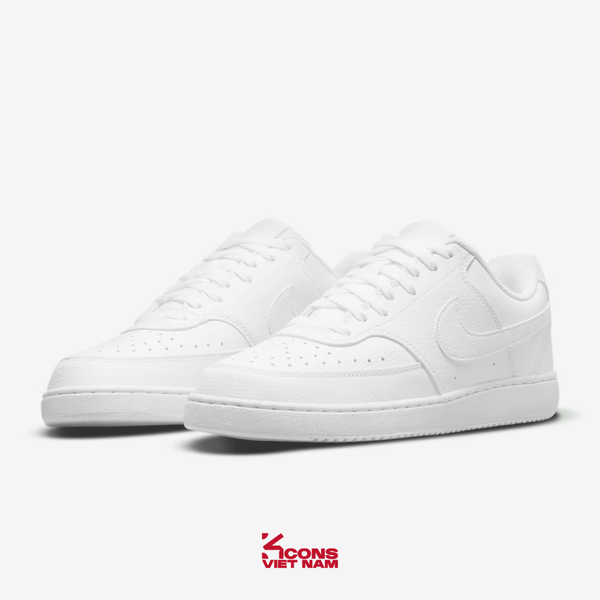 Giày Nike Court Vision Low Next Nature Leather DH3158-100/ DH2987-100 Full Trắng All White