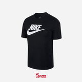 Deal Cuối - Chốt Nhanh! Áo Thun Nike Tay Ngắn Sportswear T-Shirt AR5005-010 Đen Trắng Cotton Mềm Thoáng Regular Fit