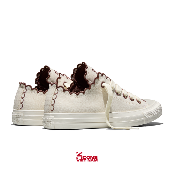 [NEW ARRIVAL 2026] Giày Converse Chuck Taylor All Star Scalloped Low Cream A21826C