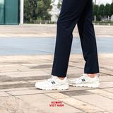 Deal Cuối – Chốt Nhanh! Giày New Balance 408 ML408Q Running Shoes Beige OFFWHITE Leather Unisex
