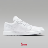Giày Nike Air Jordan 1 Low White DV0990-111 Leather Sneaker Cổ Thấp JD1 Unisex
