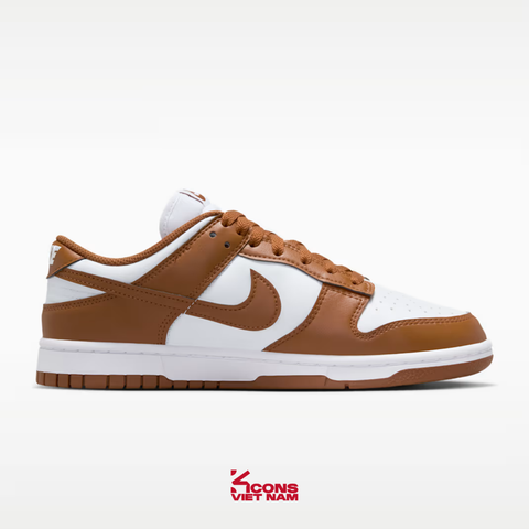 Giày Nike Dunk Low Sail White Light British Tan IM6572-101 Leather
