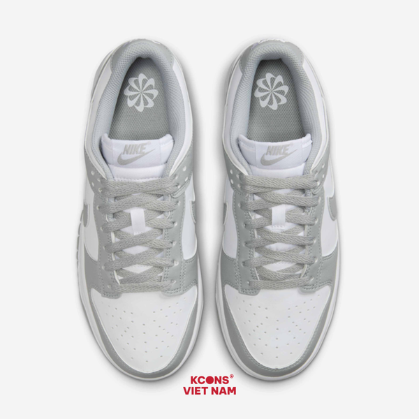 Giày Nike Dunk Low Next Nature – DD1873-113 Leather White/ Light Smoke Grey