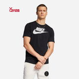 Deal Cuối - Chốt Nhanh! Áo Thun Nike Tay Ngắn Sportswear T-Shirt AR5005-010 Đen Trắng Cotton Mềm Thoáng Regular Fit